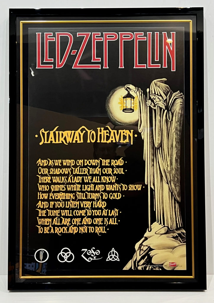 LED ZEPPELIN - RARE STAIRWAY TO HEAVEN POSTER (2002) – Zazoo Fine