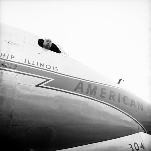 ALFRED HITCHCOCK, AMERICAN AIRLINES, 1959