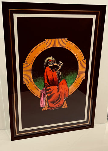 AWESOME GRATEFUL DEAD BLUES FOR ALLAH BLACKLIGHT POSTER