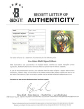 SPECTACULAR RARE VAN HALEN  5150 SIGNED ALBUM COVER WITH VINYL SET-UP