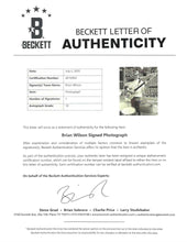 EARLY BRIAN WILSON ﻿HAND-SIGNED PHOTOGRAPH