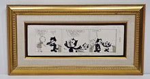 SIGNED ORIGINAL FELIX THE CAT STRIP 12-24-1962