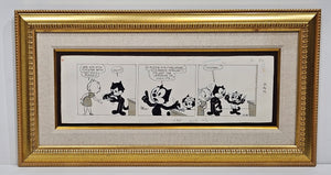 SIGNED ORIGINAL FELIX THE CAT STRIP 12-24-1962 – Zazoo Fine Art