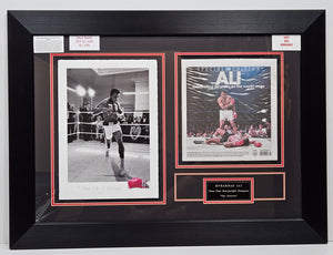 MUHAMMAD ALI - FLOAT LIKE A BUTTERFLY WITH SPECIAL EDITION USA TODAY SET-UP