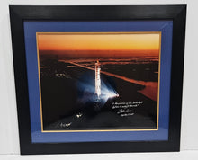 FRED HAISE HAND-SIGNED SATURN V PHOTOGRAPH