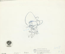 SPEEDY GONZALES ORIGINAL PRODUCTION CEL AND DRAWING