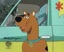 SCOOBY DOO PRODUCTION CEL WITH MATCHING DRAWING!