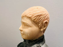 RARE 1915 ANTIQUE BRONZE SCULPTURE WITH IVORY ACCENTS