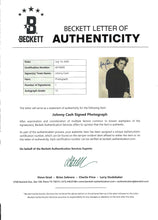 JOHNNY CASH ﻿HAND-SIGNED PHOTOGRAPH - GRADED A 10!