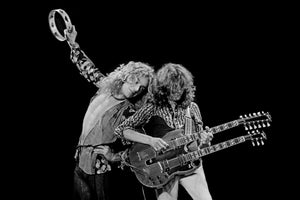 ROBERT PLANT AND JIMMY PAGE, 1975