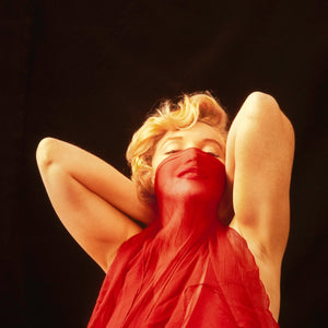 MARILYN MONROE, RED SASH, 1957