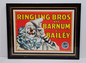 AWESOME 1945 RINGLING BROS. AND BARNUM & BAILEY CIRCUS POSTER!