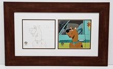 SCOOBY DOO PRODUCTION CEL WITH MATCHING DRAWING!