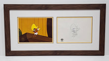 SPEEDY GONZALES ORIGINAL PRODUCTION CEL AND DRAWING