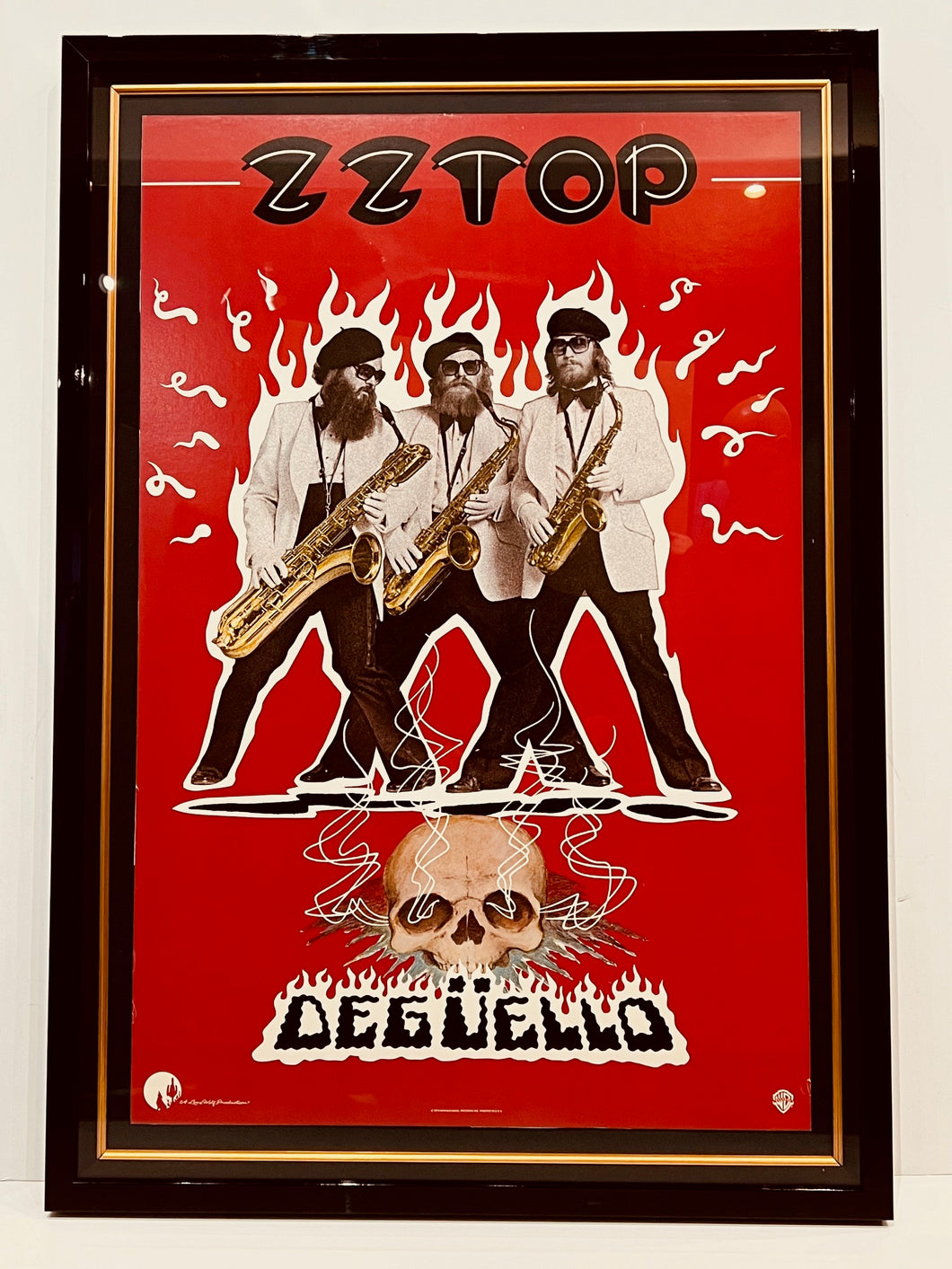 GREAT ZZ TOP DEGUELLO PROMOTIONAL POSTER!