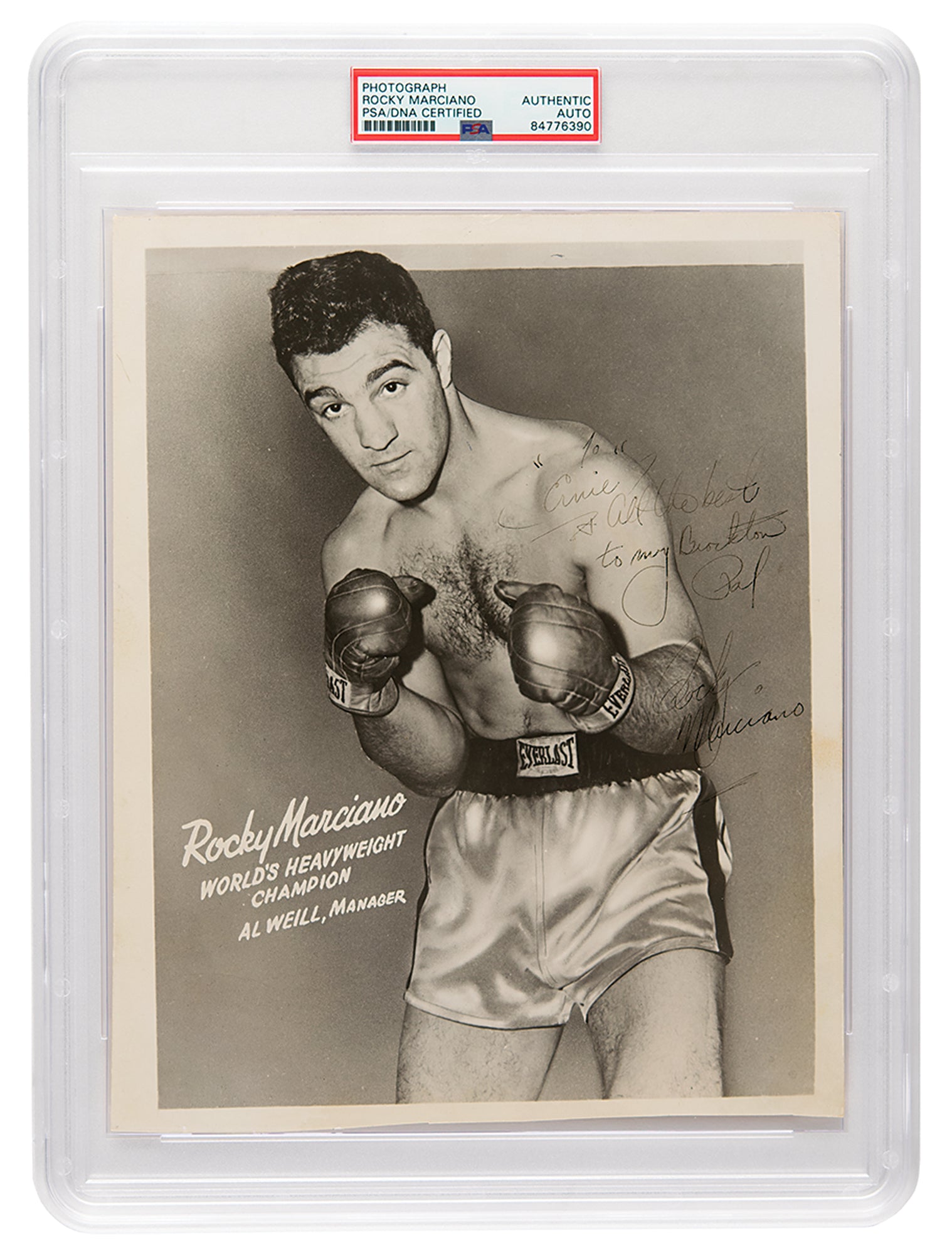 Heavyweight Champion Rocky Marciano Signed Memorabilia Rocky