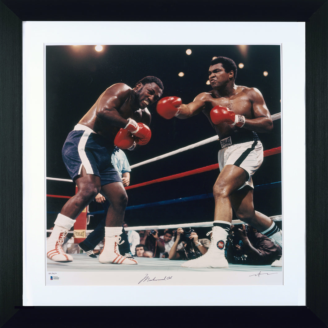 ALI - FRAZIER III - HAND SIGNED NEIL LIEFER AND MUHAMMAD ALI