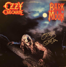 BARK AT THE MOON - OZZY OSBOURNE HAND SIGNED ALBUM COVER