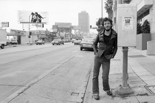 BRUCE SPRINGSTEEN - SUNSET STRIP - HAND-SIGNED BY THE LATE TERRY O'NEILL