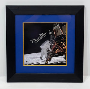 BUZZ ALDRIN DESCEDING FROM ‘ THE EAGLE ’ HAND-SIGNED PHOTOGRAPH