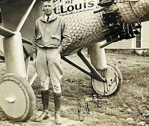 RARE FIND - HISTORIC HAND-SIGNED CHARLES LINDBERGH PHOTOGRAPH!