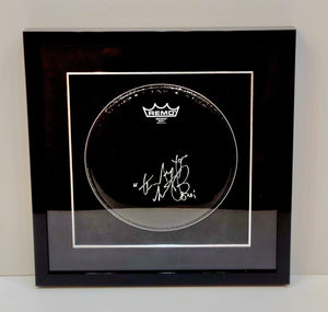 CHARLIE WATTS HAND-SIGNED 10" REMO DRUMHEAD