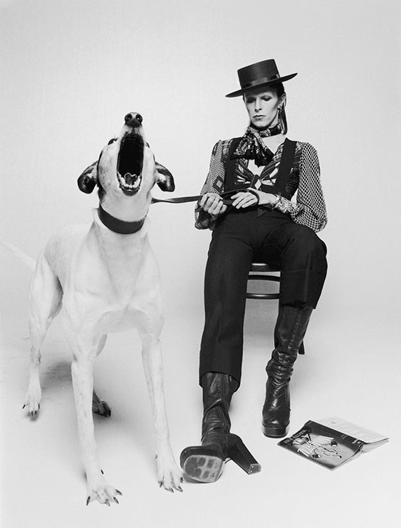 DAVID BOWIE - DIAMOND DOGS #2 - HAND-SIGNED TERRY O'NEILL - ON ALERT