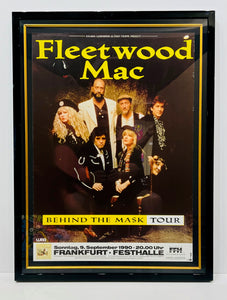 FLEETWOOD MAC - BEHIND THE MASK - GERMAN USED CONCERT POSTER (1990)