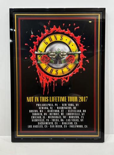 GUNS N’ ROSES – NOT IN THIS LIFETIME TOUR POSTER (2017)