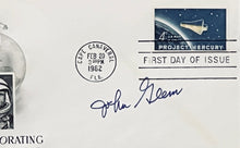 COMMEMORATIVE FIRST DAY COVER HAND-SIGNED BY JOHN GLENN