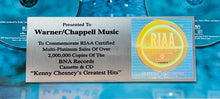 KENNY CHESNEY RIAA AWARD® FOR ' KENNY CHESNEY'S GREATEST HITS '