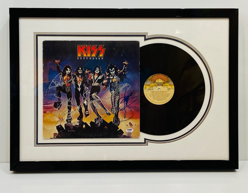 KISS サイン入り LP DESTROYER 再生確認済 KISS / Destroyer Record LP / First Edition Japan with obi