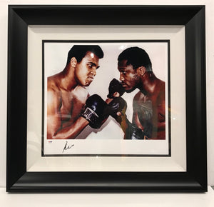 ALI VS FRAZIER - FACE OFF - SIGNED BY MUHAMMAD ALI