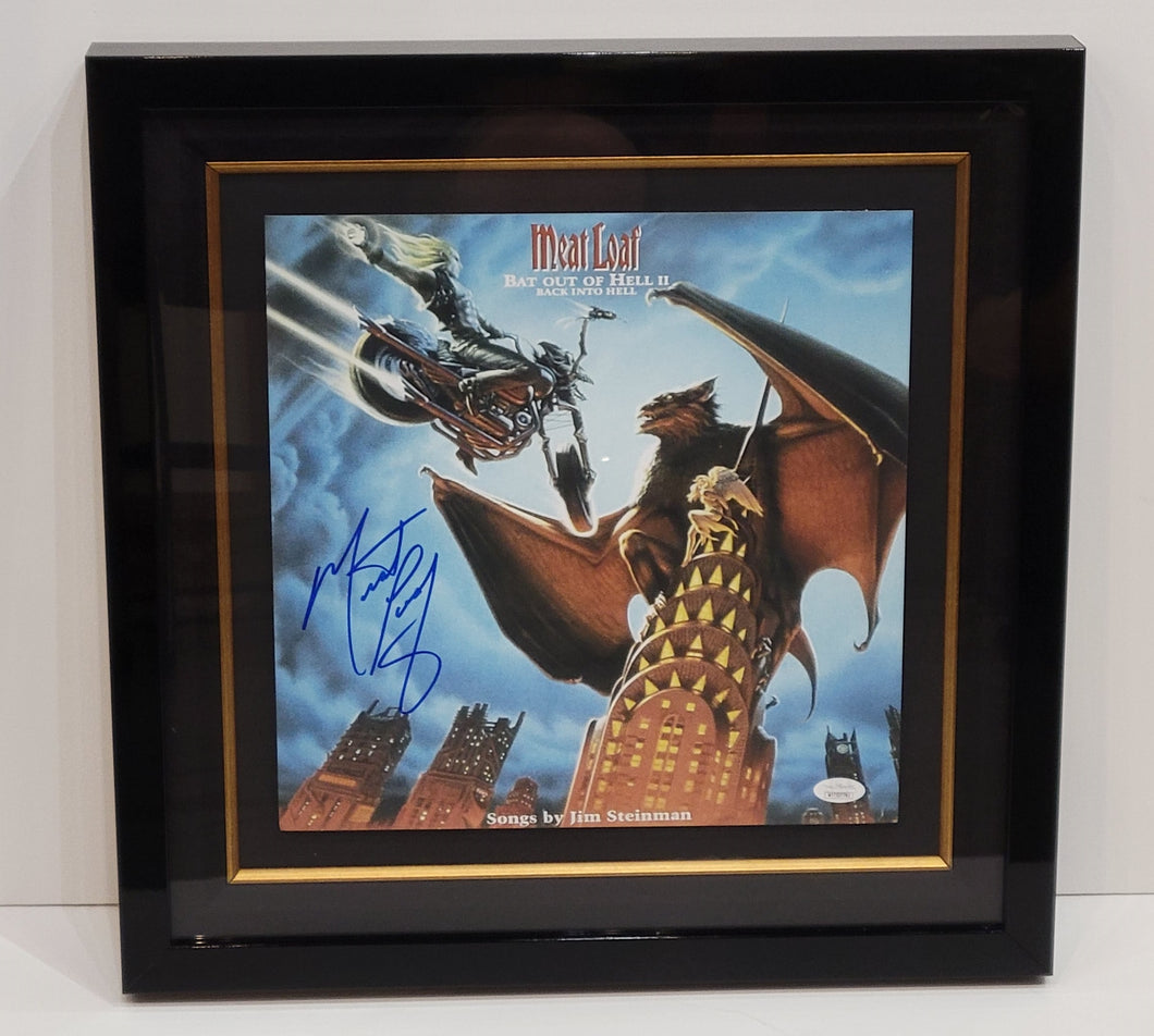 BAT OUT OF HELL II: BACK INTO HELL ALBUM COVER PHOTO HAND-SIGNED BY MEAT LOAF