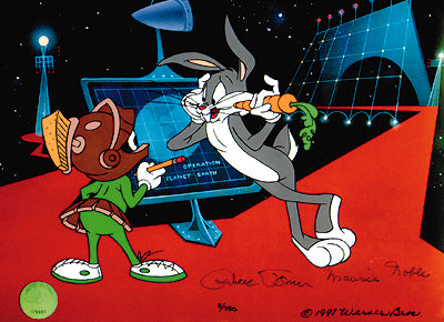OPERATION EARTH - BUGS BUNNY & MARVIN THE MARTIAN - ON ALERT