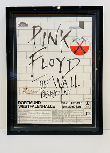PINK FLOYD - THE WALL (1981) -  RARE GERMAN P0STER