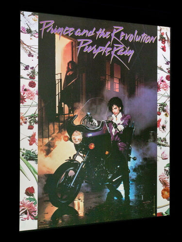 PRINCE AND THE REVOLUTION -   ' PURPLE RAIN ' USED PROMOTIONAL POSTER (1984)