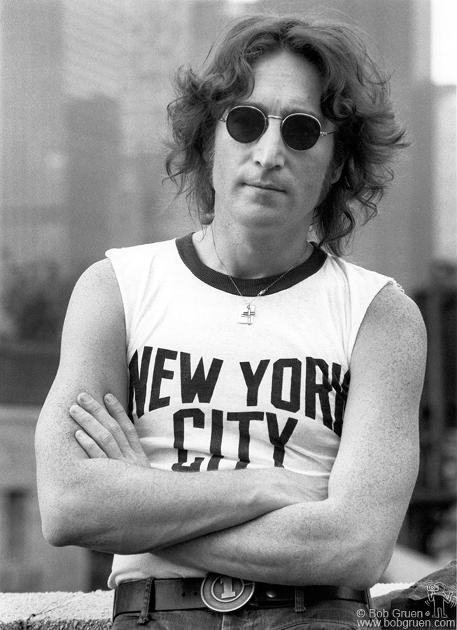 JOHN LENNON IN NYC T-SHIRT - OPEN EDITION – Zazoo Fine Art Gallery 