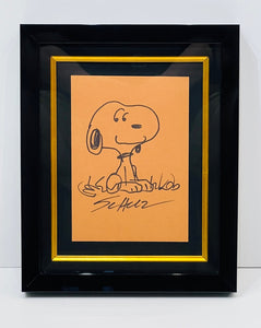 ORIGINAL SNOOPY DRAWING BY CHARLES M. SCHULZ