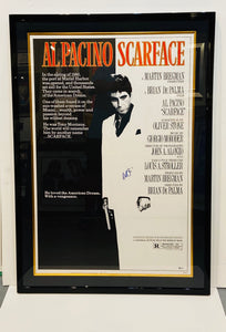 ORIGINAL SCARFACE MOVIE POSTER (1983) HAND SIGNED BY AL PACINO