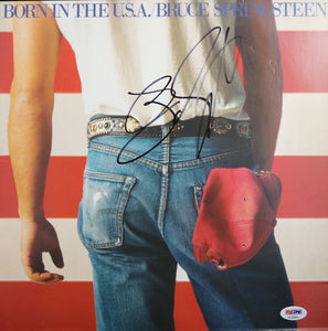 BORN IN THE USA - ALBUM COVER AND VINYL SET-UP SIGNED BY BRUCE SPRINGSTEEN