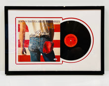 BORN IN THE USA - ALBUM COVER AND VINYL SET-UP SIGNED BY BRUCE SPRINGSTEEN