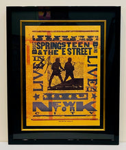 BRUCE SPRINGSTEEN & THE E-STREET BAND LIVE IN NYC POSTER HAND SIGNED BY BRUCE SPRINGSTEEN