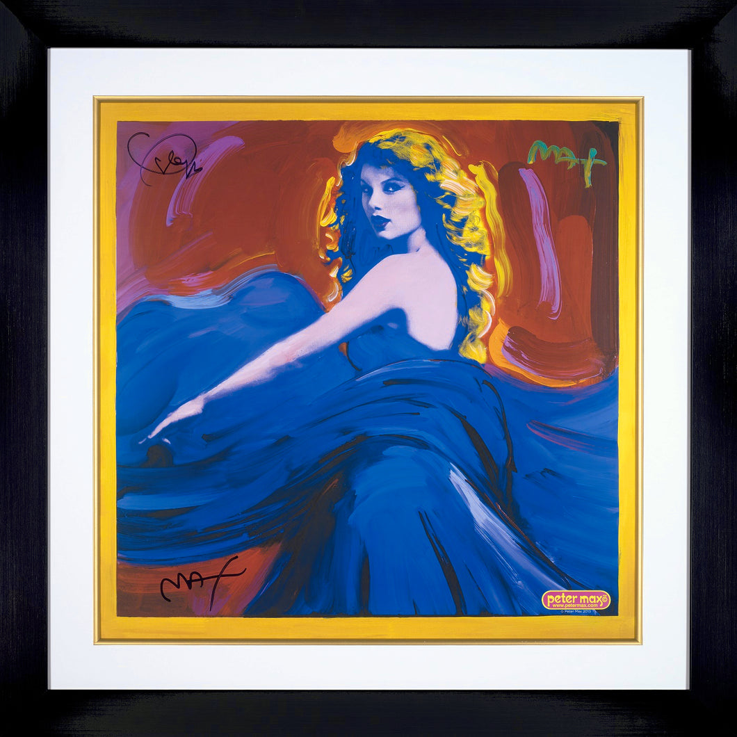 TAYLOR SWIFT POSTER - HAND SIGNED BY TAYLOR SWIFT AND ARTIST PETER MAX