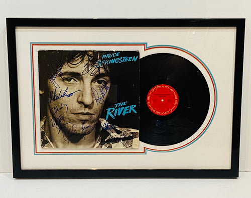THE RIVER ALBUM VINYL SET-UP - HAND-SIGNED BY BRUCE SPRINGSTEEN & THE E-STREET BAND